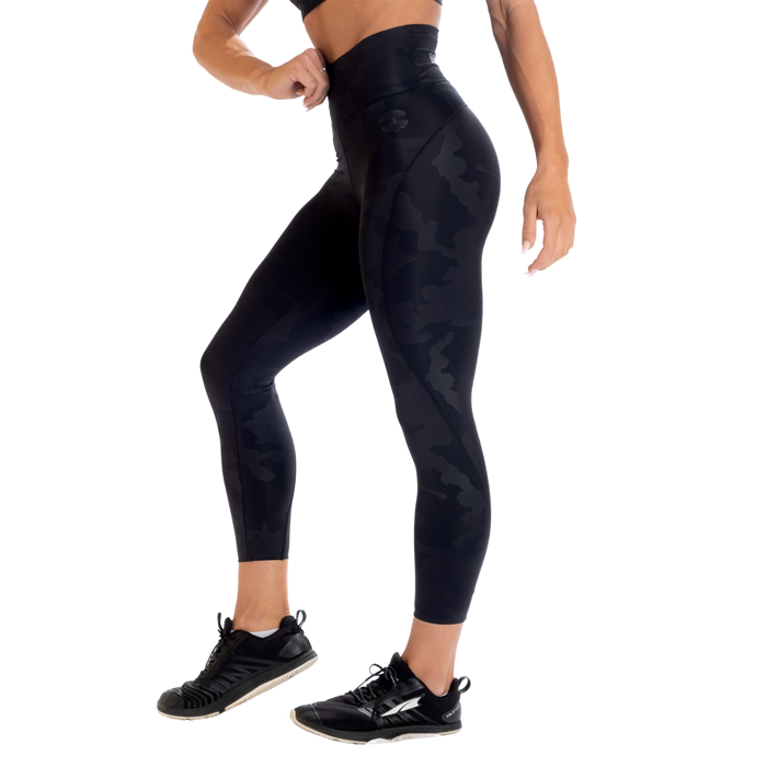 High Waist Leggings Svart/Camo