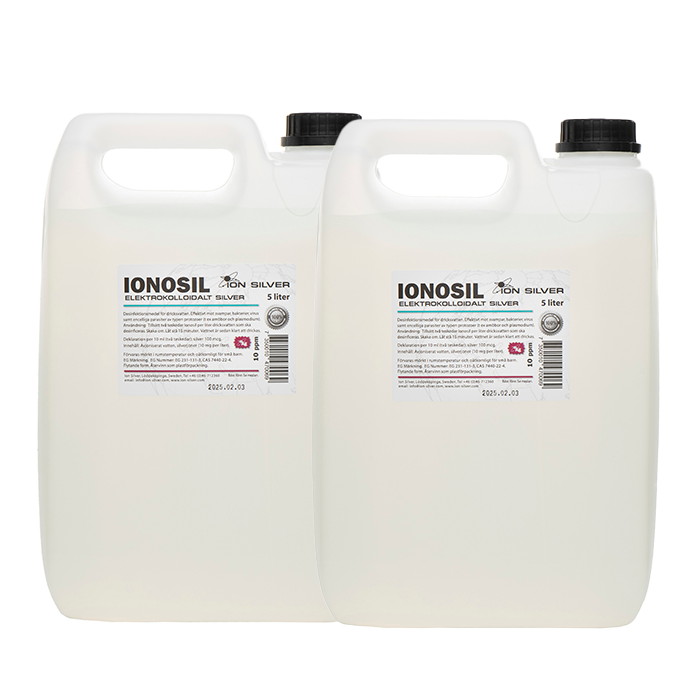 2 x Kolloidalt Silver 5000 ml