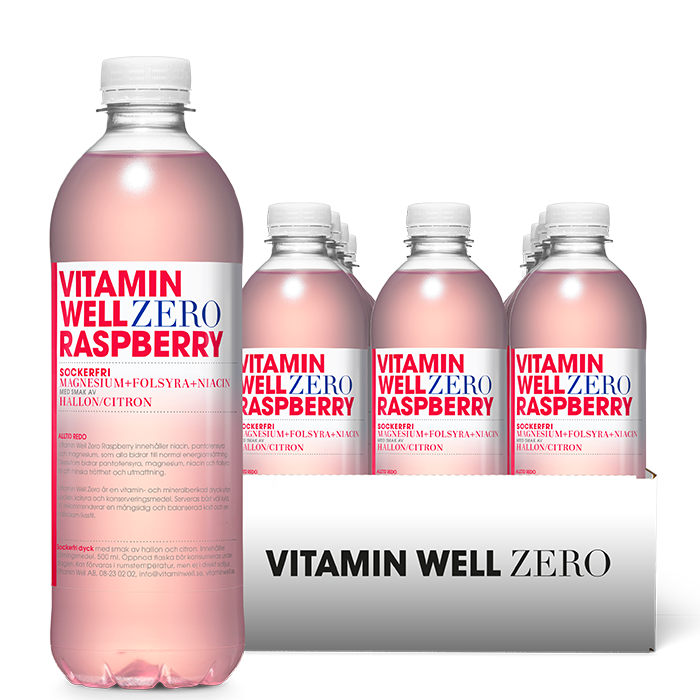 12 x Vitamin Well Zero Vitamindryck 500 ml