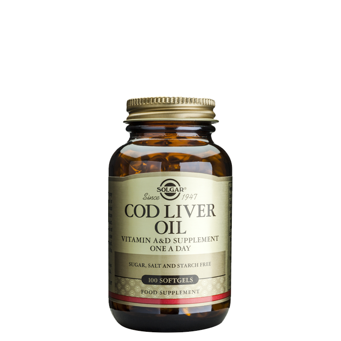 Torskleverolja Omega-3 100 kapslar
