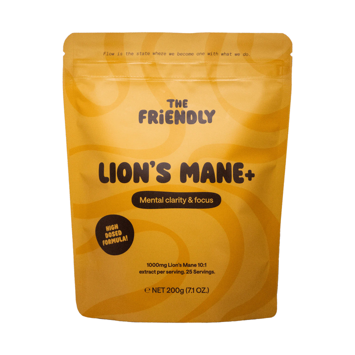 C8 MCT-pulver Lions Mane Mushroom 200g