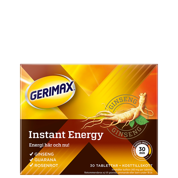 Instant Energy 30 tabletter