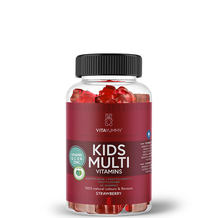 Multivitamin Barn Jordgubb 60 Gummies