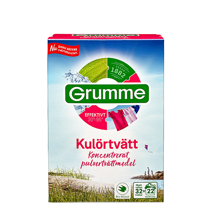 Bild av Grumme Kulörtvättpulver, 1.12 kg