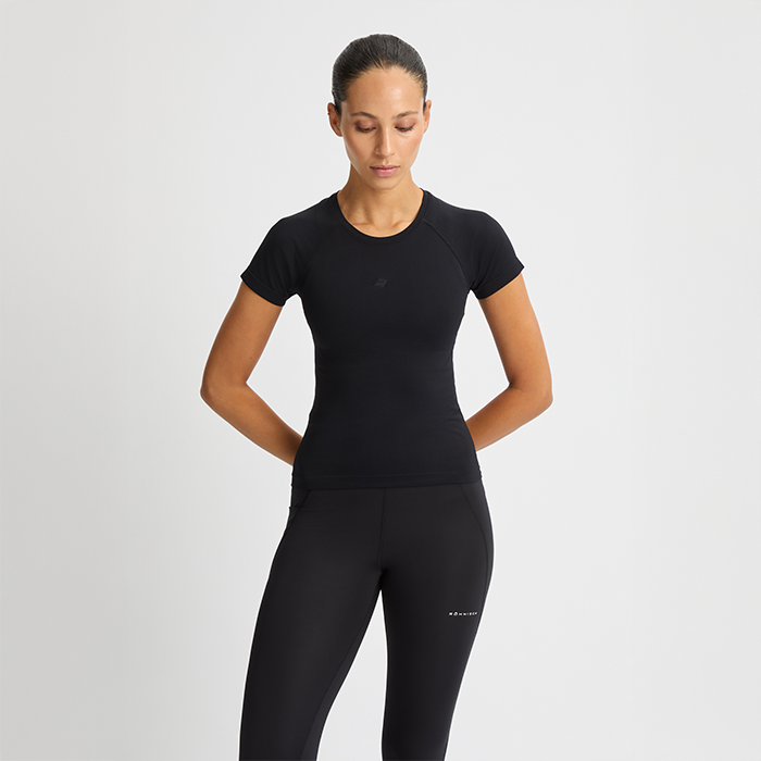 Seamless Flex T-shirt Svart