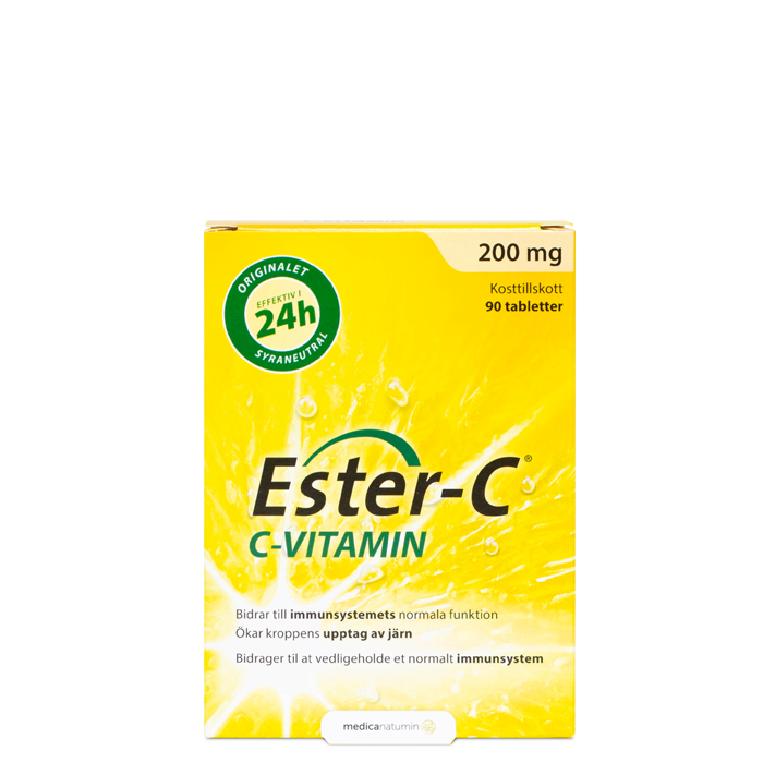 Ester-C 200 mg, 90 tabletter