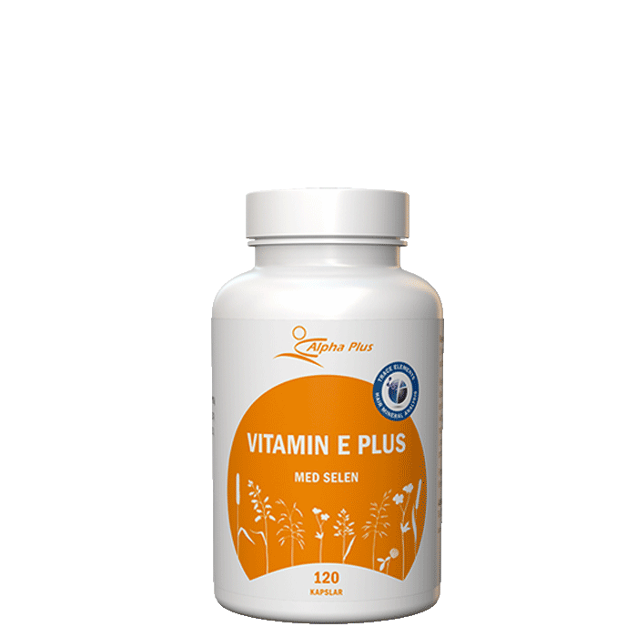 Bild av Vitamin E Plus, 120 kapslar