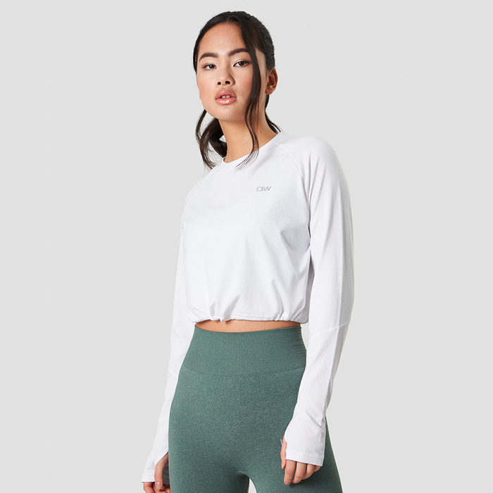 Bild av Define Cropped Adjustable Long Sleeve, White
