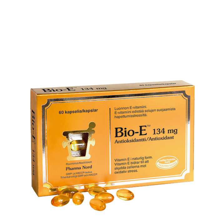 Bild av Bio-E 134 mg, 60 kapslar