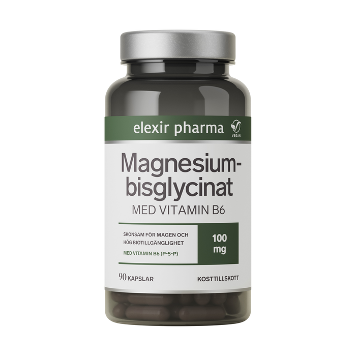 Magnesiumbisglycinat 90 kapslar
