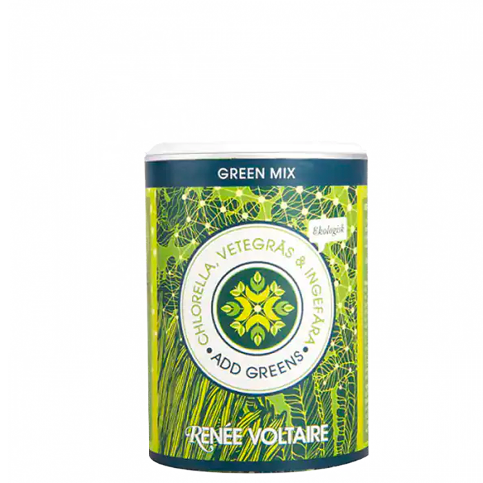 Bild av Green Mix Chlorella, Wheatgrass & Ginger, 100 g