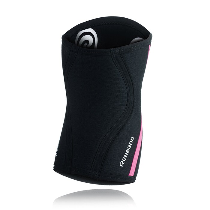 RX Kn&auml;skydd 7mm Svart/Rosa