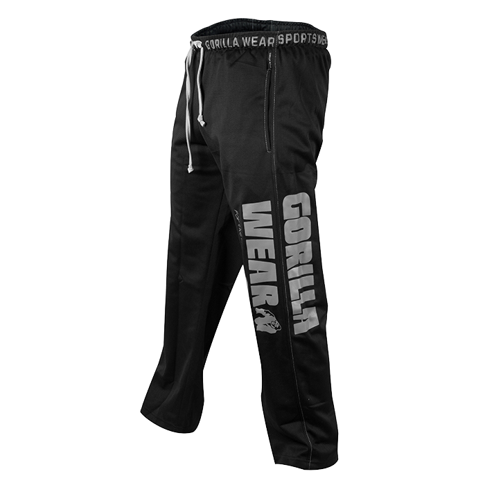 Logo Mesh Pants, Black