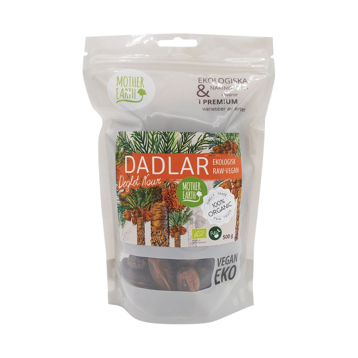 Utkärnade Dadlar Deglet Nour RAW & Ekologiska 500g