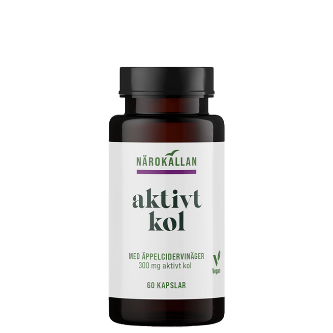 Aktivt Kol + Äppelcidervinäger 60 kapslar