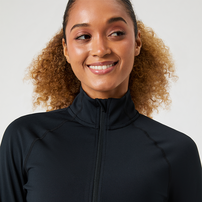 Borg Full Zip Tr&ouml;ja Svart