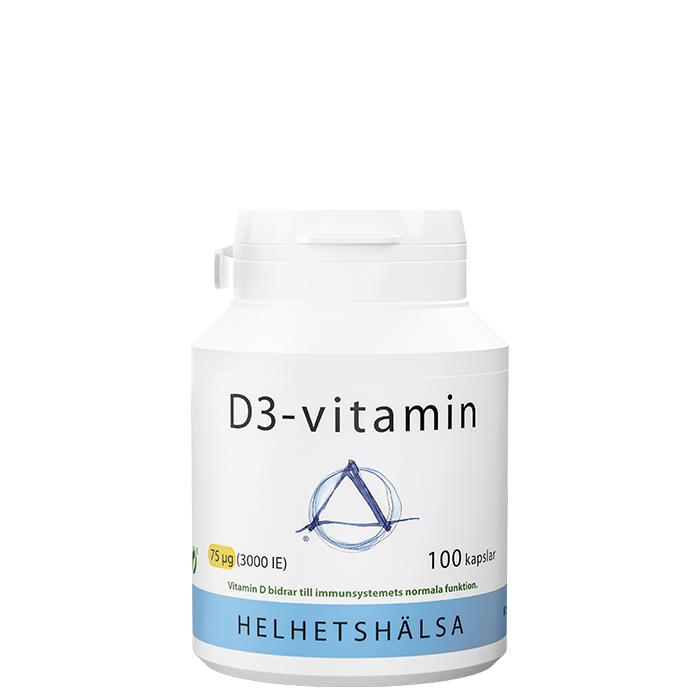 D3-vitamin 3000IE 75 mcg 100 kapslar