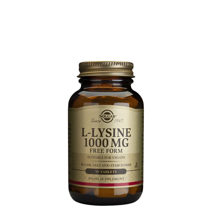 L-lysine 1000 mg 50 tabletter