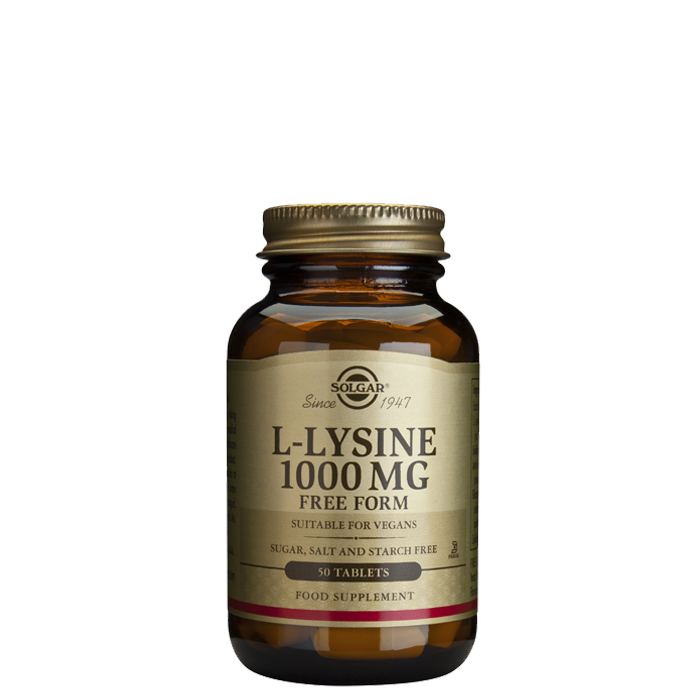 L-lysine 1000 mg Aminosyror 50 tabletter