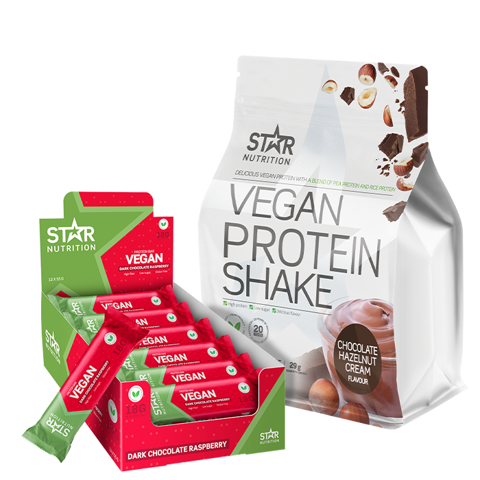 Veganskt Proteinpulver + Veganska Proteinbars