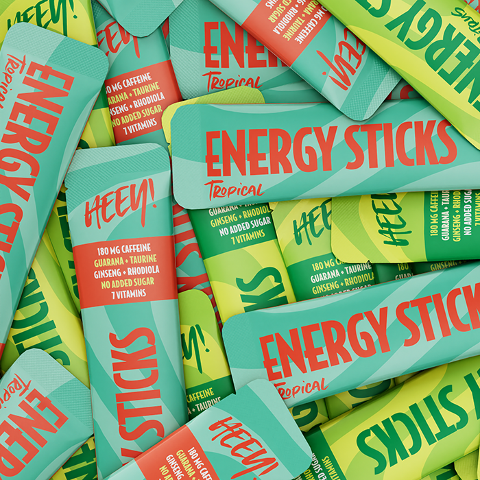 Energy Sticks Koffein + Guarana, 30 st tropical
