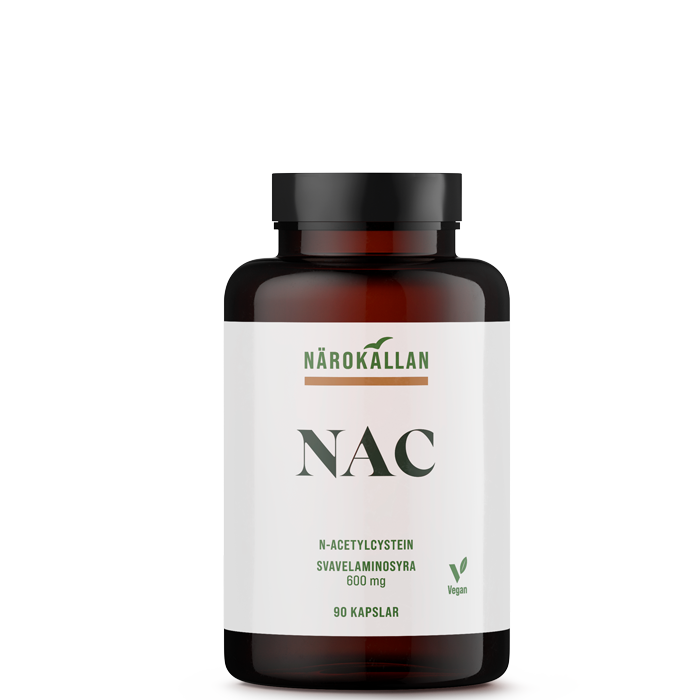 NAC N-Acetyl Cystein 600 mg 90 kapslar