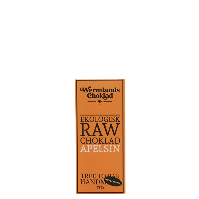 Raw Ekologisk Choklad Apelsin 50 g