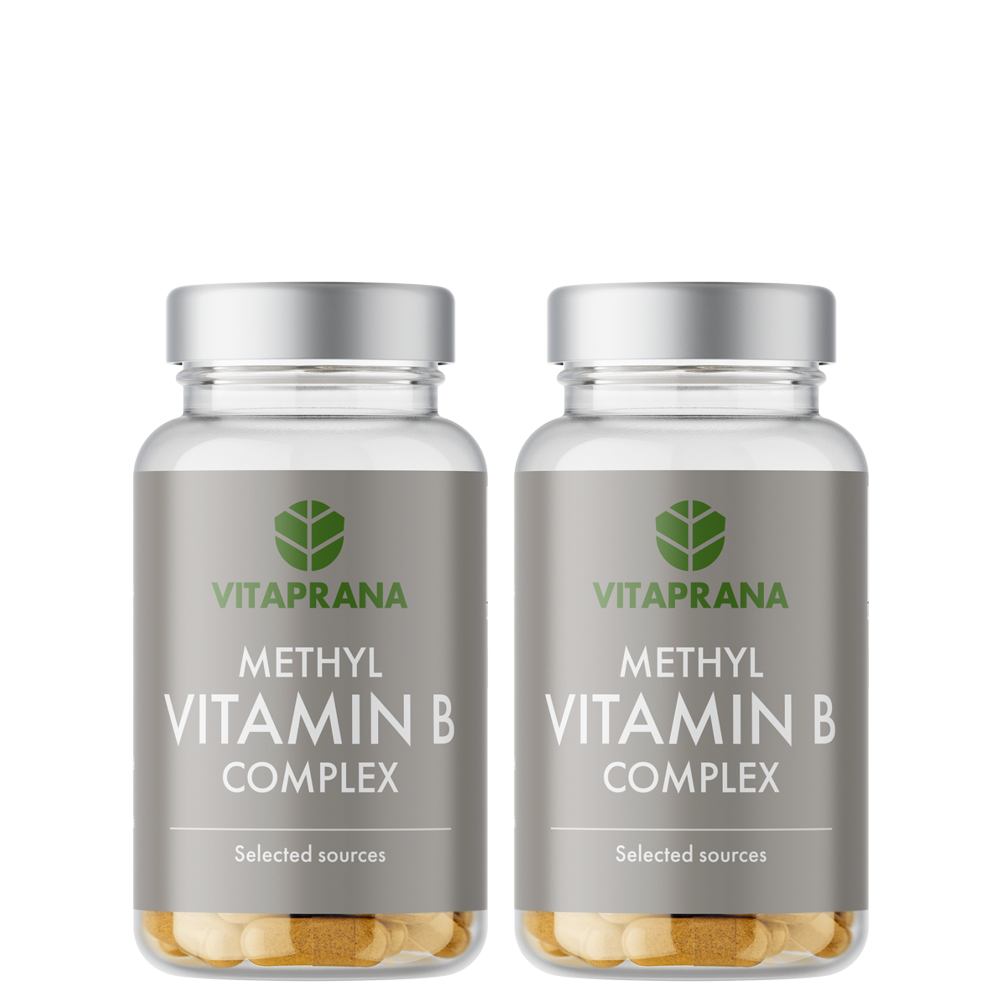 2 x Metyl Vitamin B-komplex, 50 caps