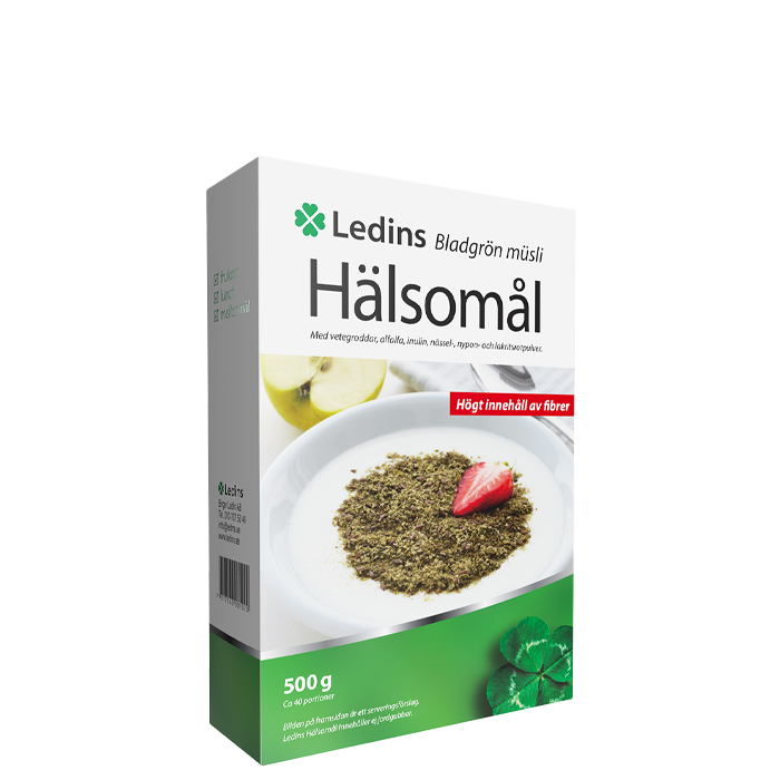 Hälsomål Bladgrönt Müsli 500 gram