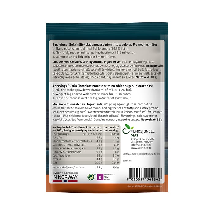 Hasseln&ouml;tsmousse 83 g