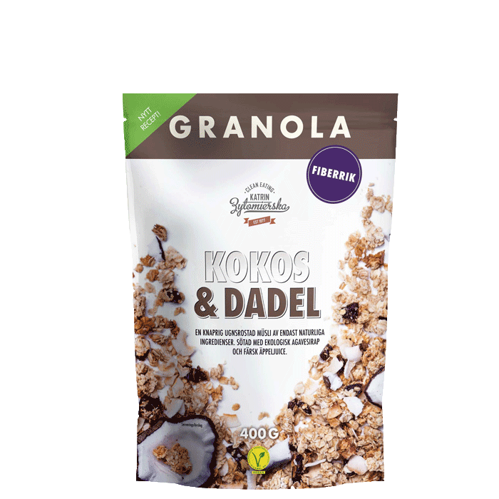 Granola Kokos Dadel 400 g