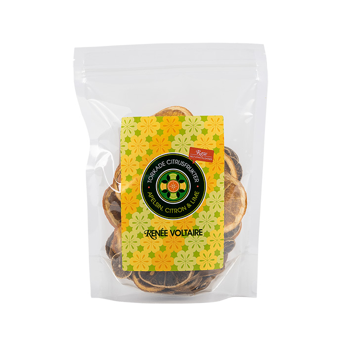 Torkade Citrusfrukter Apelsin,Citron Lime 100 g