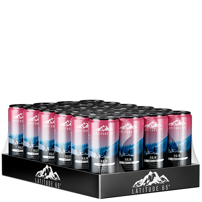 24 x Latitude 65 Energidryck 330 ml
