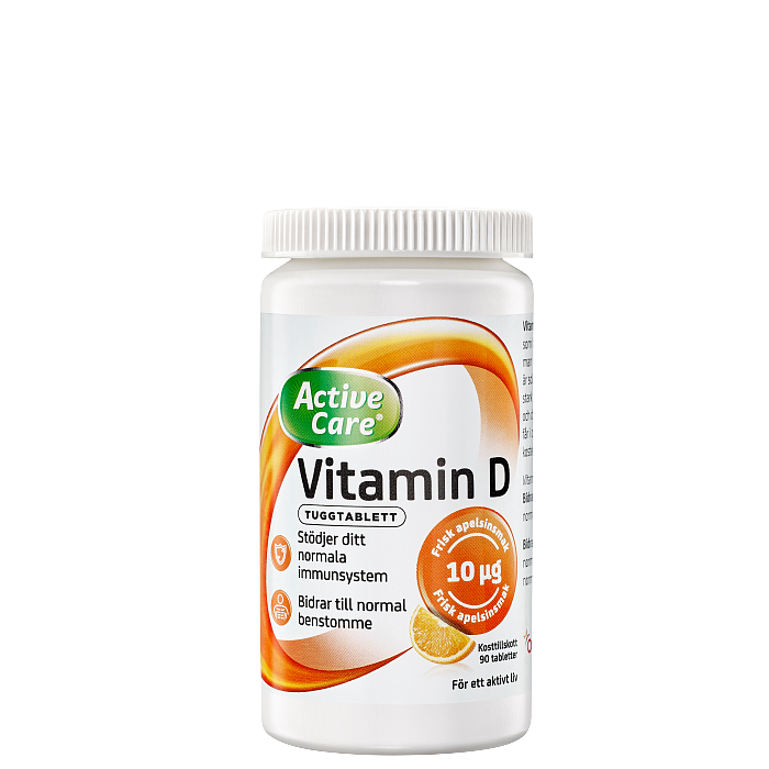 Active Care Vitamin D 10ug, 90 tabletter