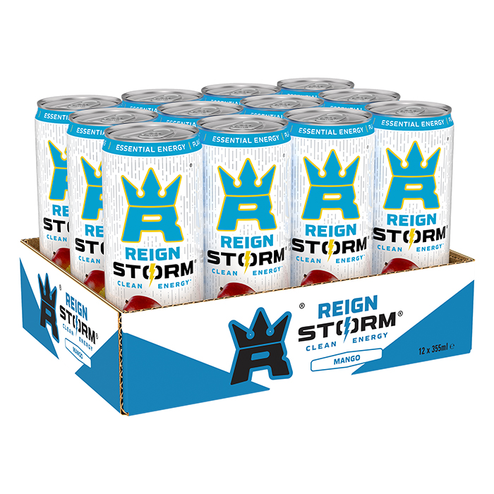 12 x Reign Storm Energy 335 ml 2 kr pant