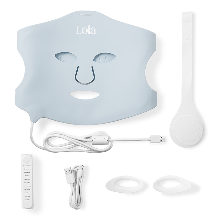 Lola Glow Led Mask Blue