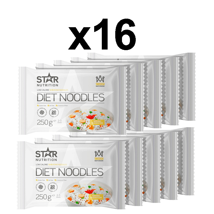 Bild av 16 x Diet Noodles, 250 g, BIG BUY