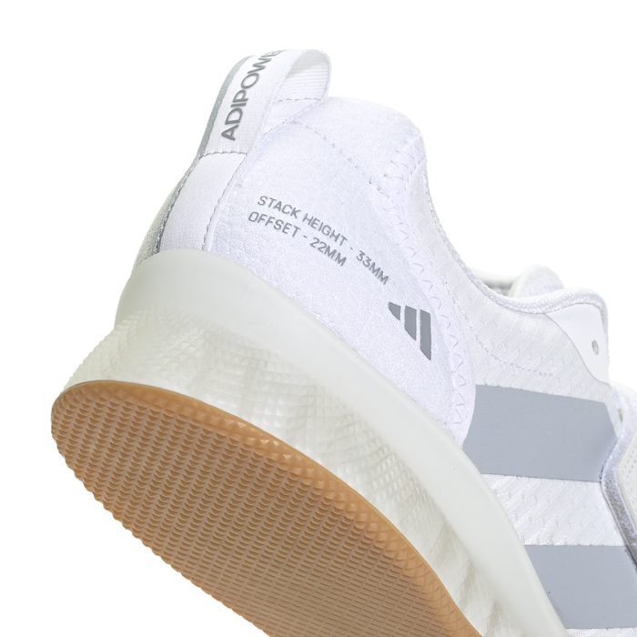 Adidas Adipower Weightlifting III Tyngdlyftningsskor Vit/Gr&aring;