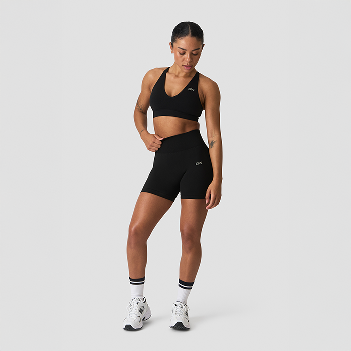 Sculpt Midi Shorts Svart
