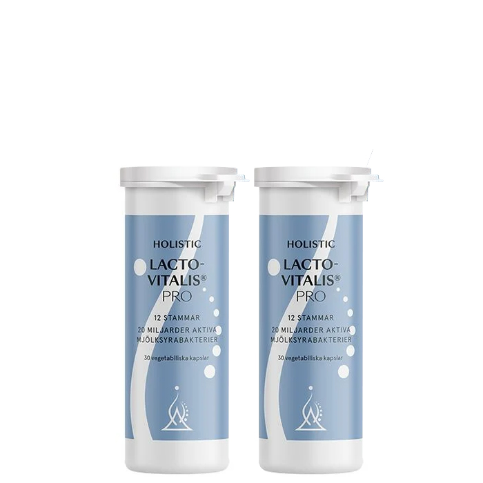 2 x LactoVitalis Pro 30 kapslar