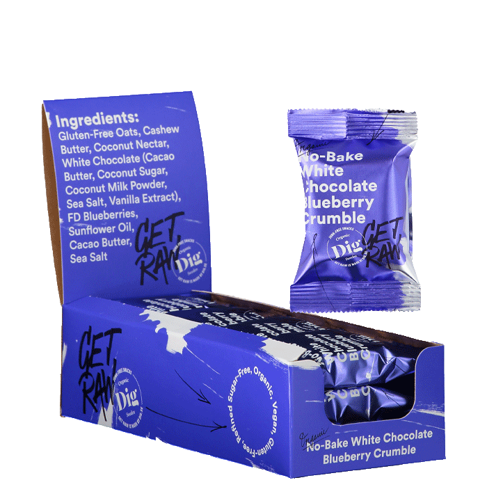 12 x GET RAW Organic Bar Smulpaj 35 g