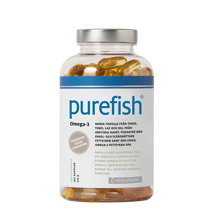 Purefish Omega-3 180 kapslar