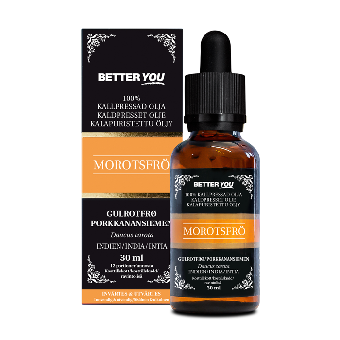 Morotsfröolja Kallpressad 30 ml