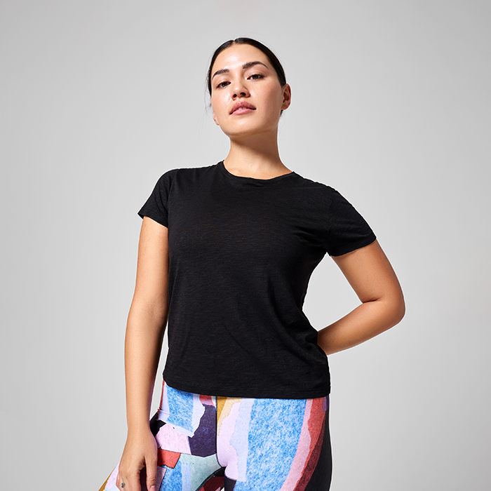 Soft Texture Tee, Black - Casall Sportswear