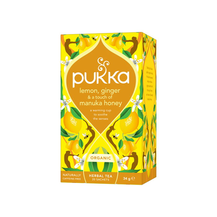 Örtte Lemon, Ginger & a touch of Manuka Honey EKO 20 st
