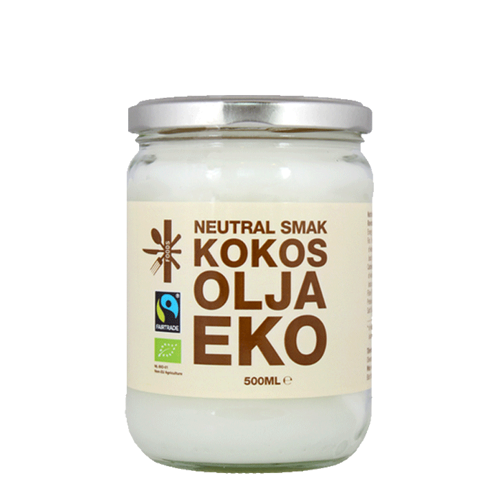 Kokosolja Neutral EKO & Fairtrade, 500 ml