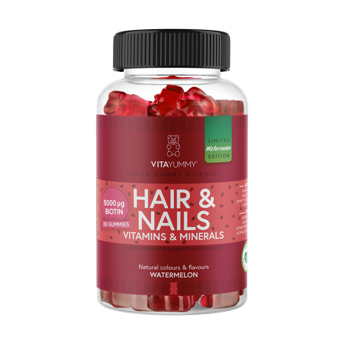 Hair & Nails Watermelon 60 stk Summer Edition 2026