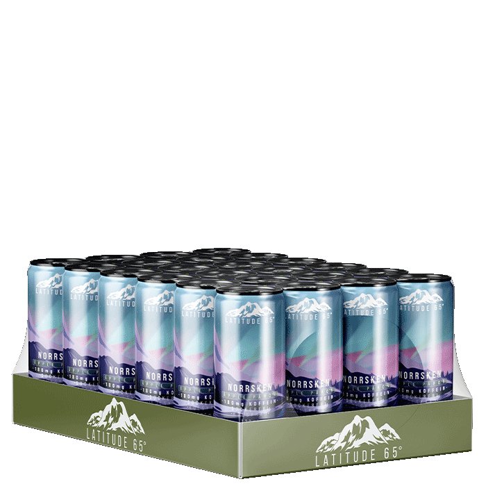 24 x Latitude 65 Energidryck 330 ml
