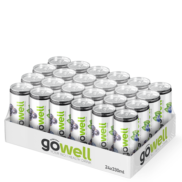 24 x GoWell Funktionsdryck Flak 33 cl