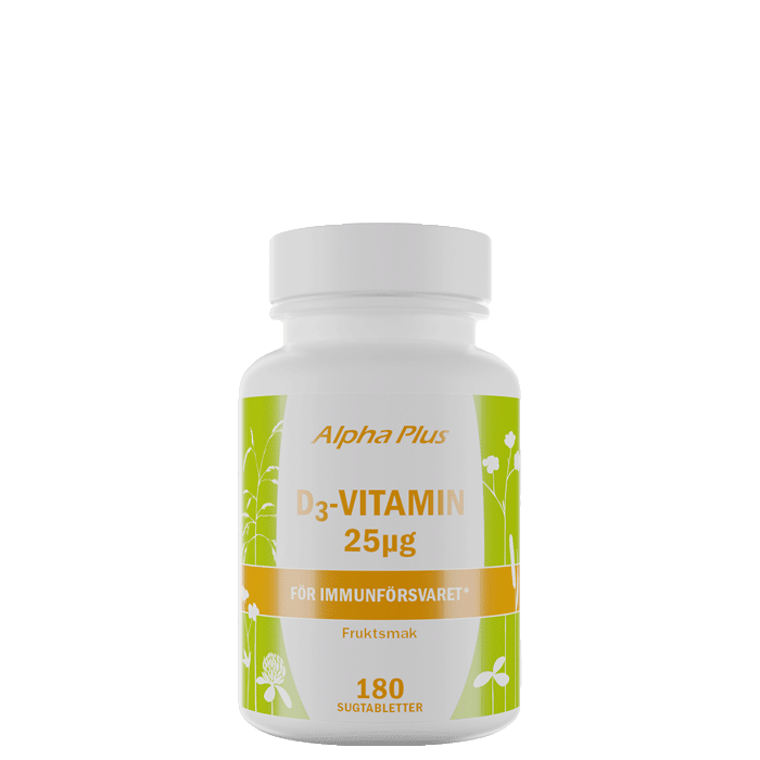 Bild av D3-Vitamin 25µg, 180 sugtabletter